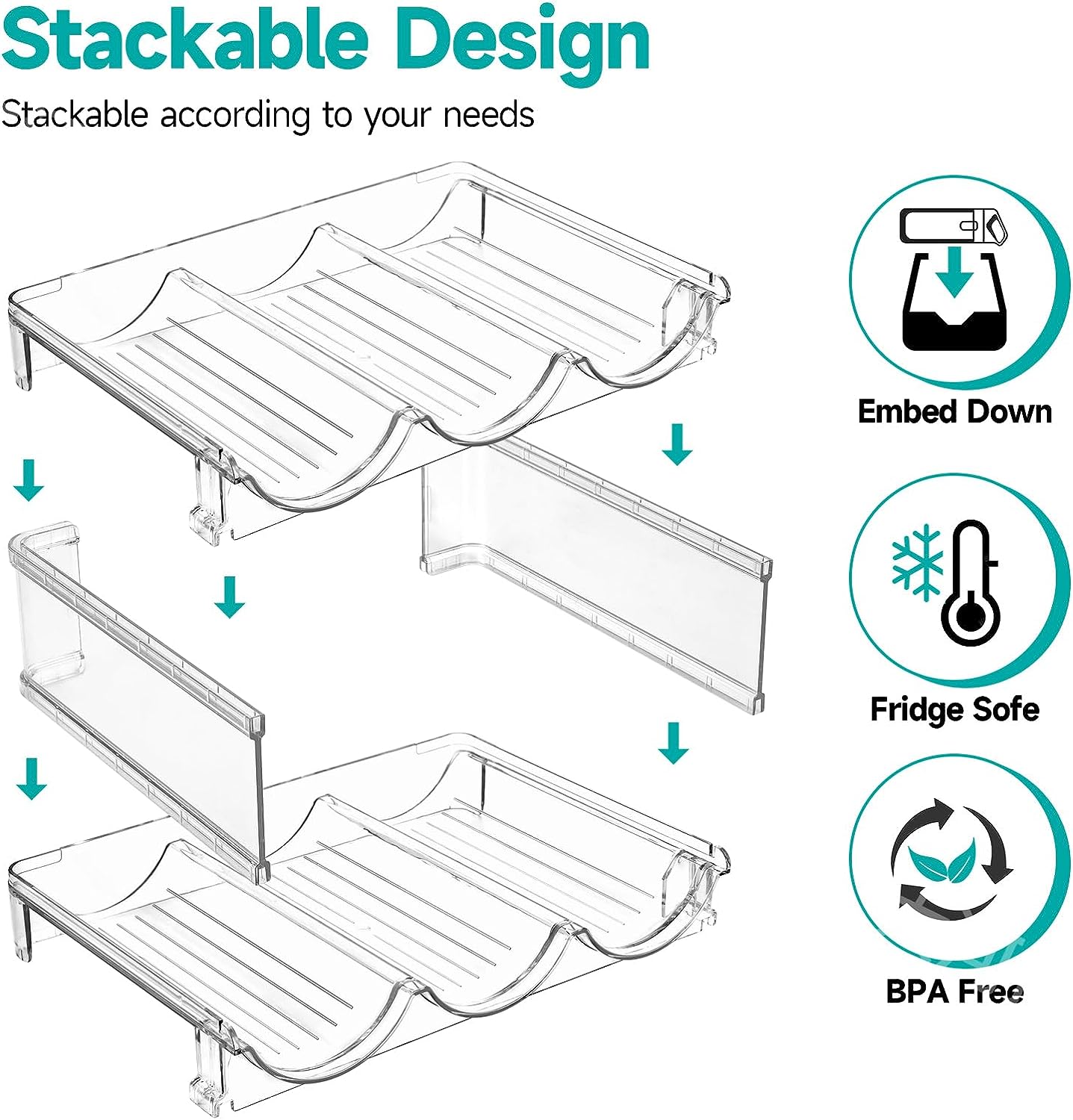 TKNS Water Bottle Organiser Rack