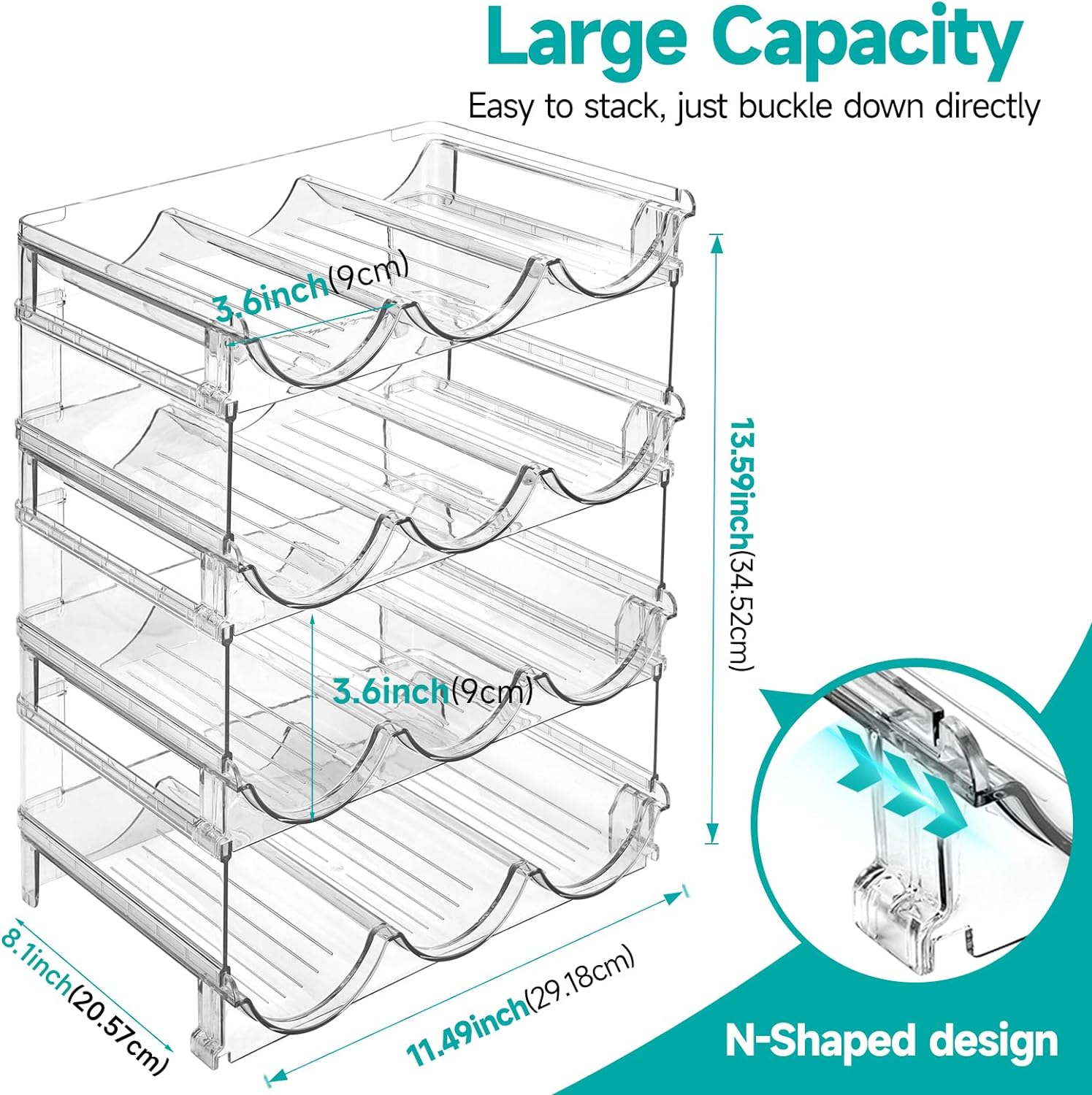 TKNS Water Bottle Organiser Rack