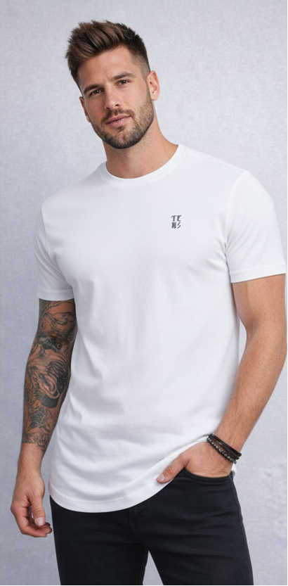 Basic TKNS logo White T-Shirt