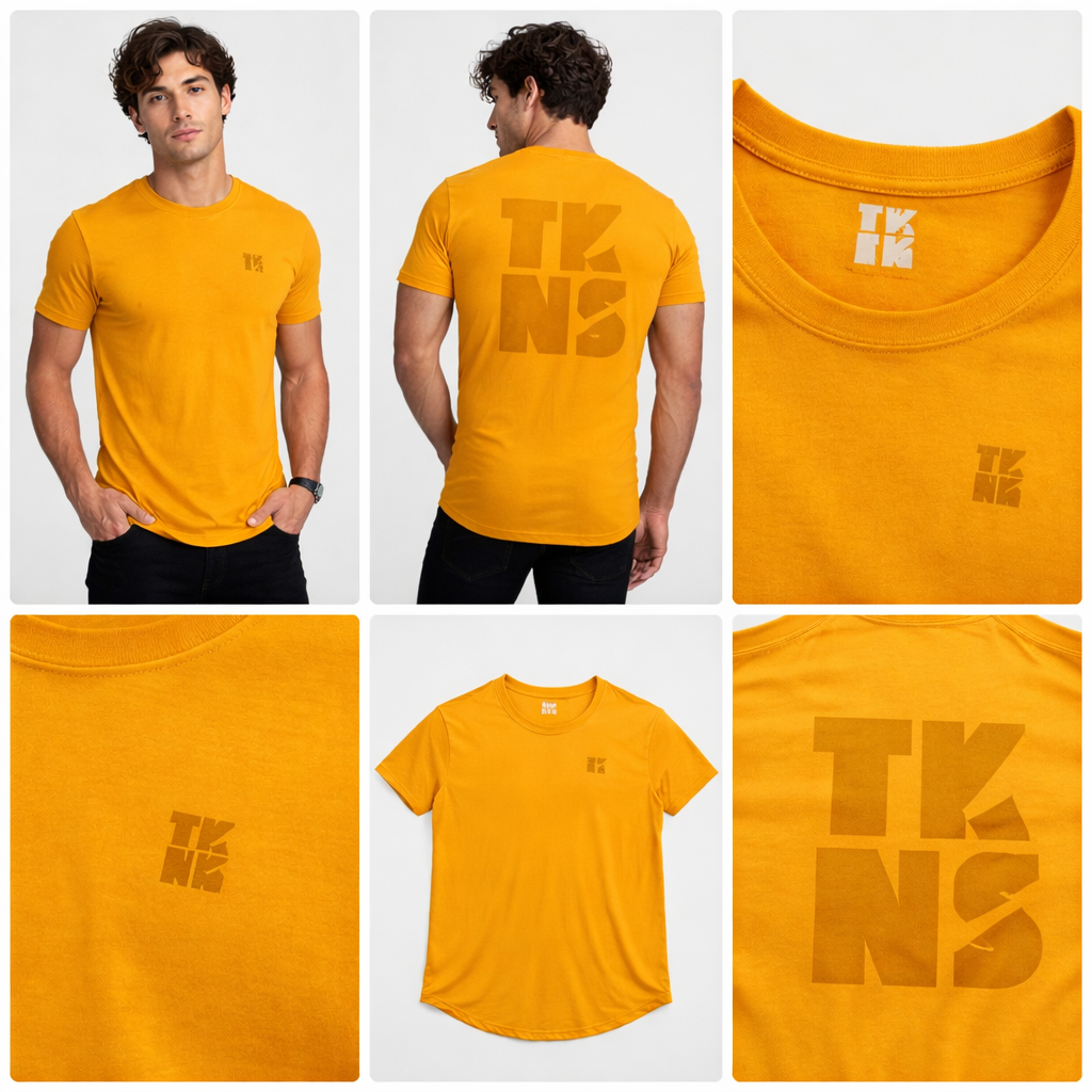 Big Logo TKNS Mustard T-Shirt