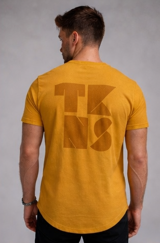 Big Logo TKNS Mustard T-Shirt