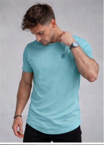 Big Logo TKNS Teal T-Shirt